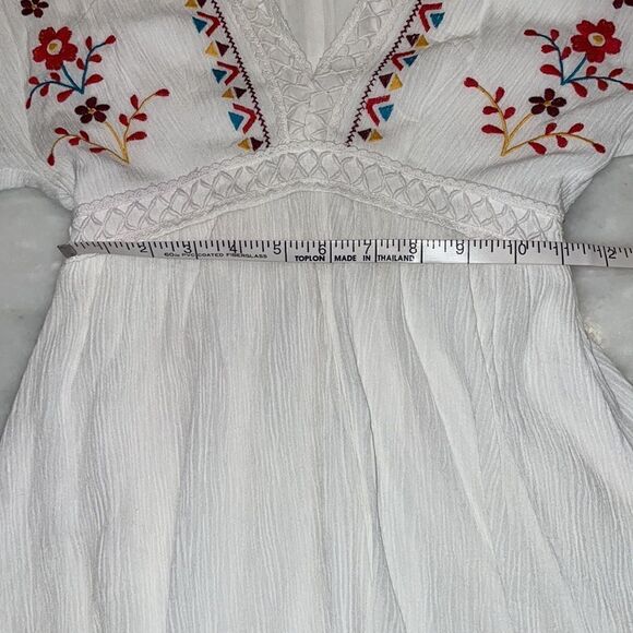 Blue Pair Embroidered Mini Dress - Picture 16 of 17